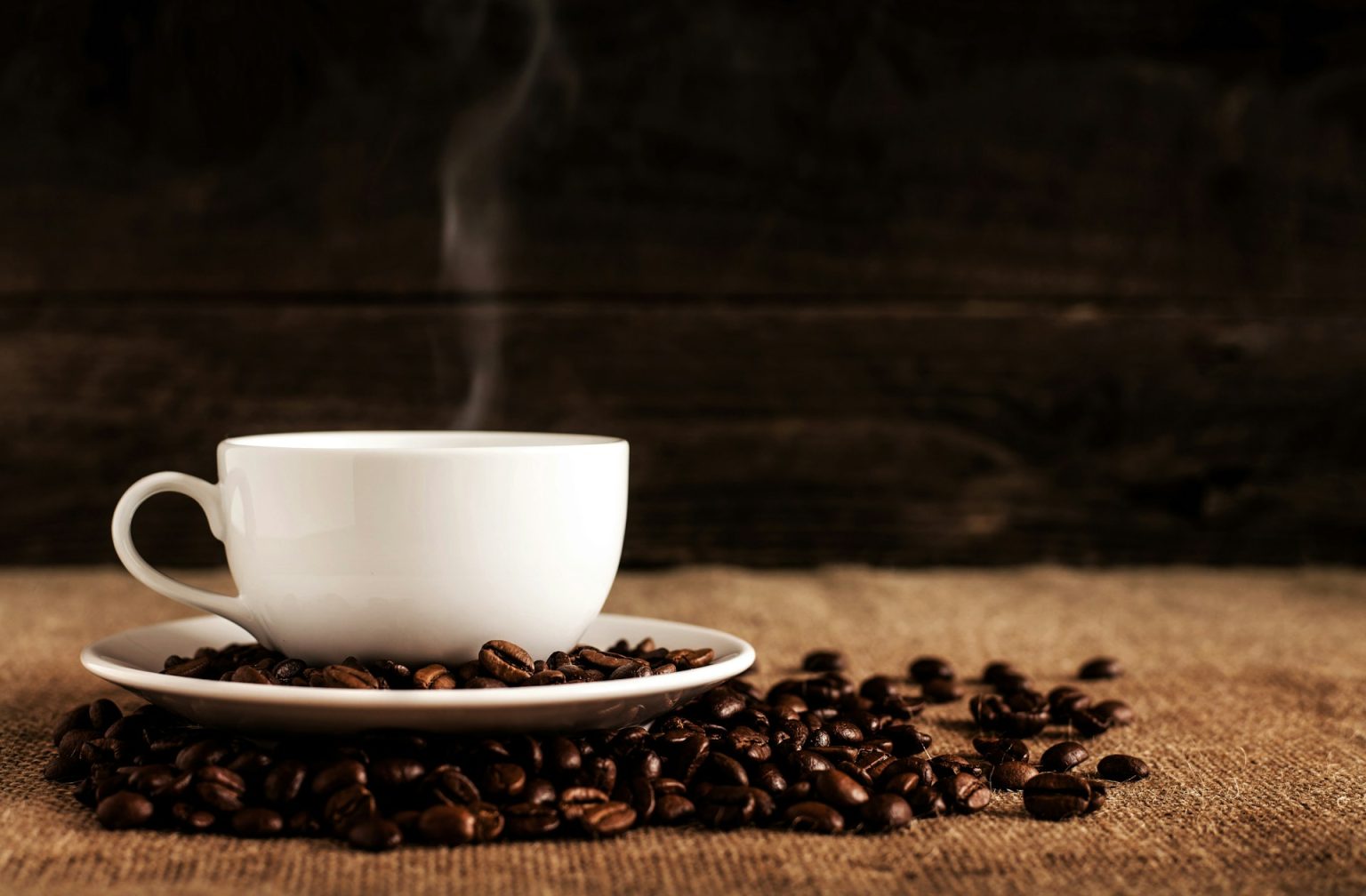 A Dubai un caffè costa 850 euro: ecco perché pagano mezzo milione per 20 chili di chicchi Una tazza fumante su dei chicchi di caffè