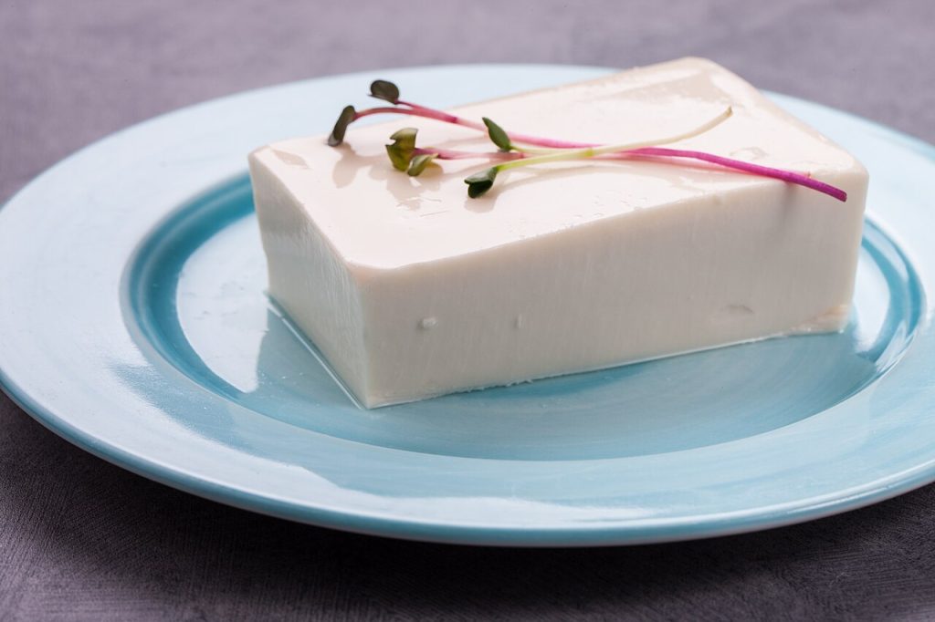 Panetto di tofu mordibo
