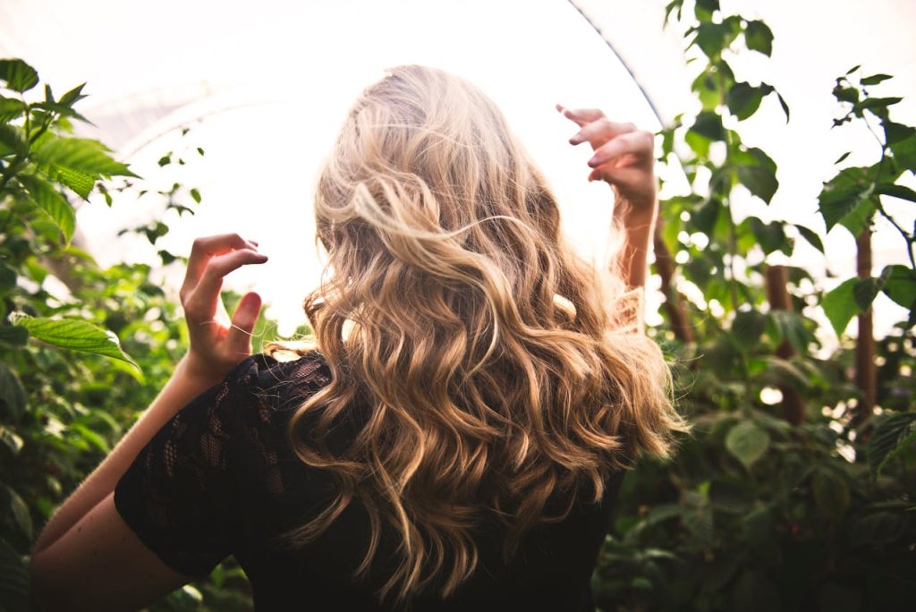 Capelli lunghi biondi