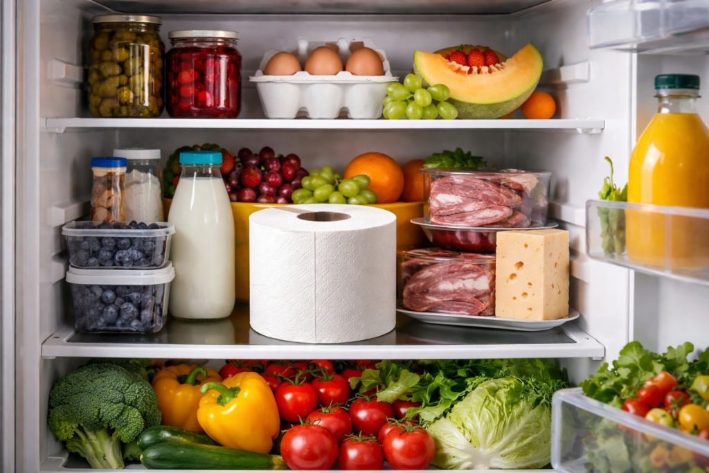 Perché tutti stanno mettendo un rotolo di carta igienica nel frigo rotolo di carta igienica nel frigo