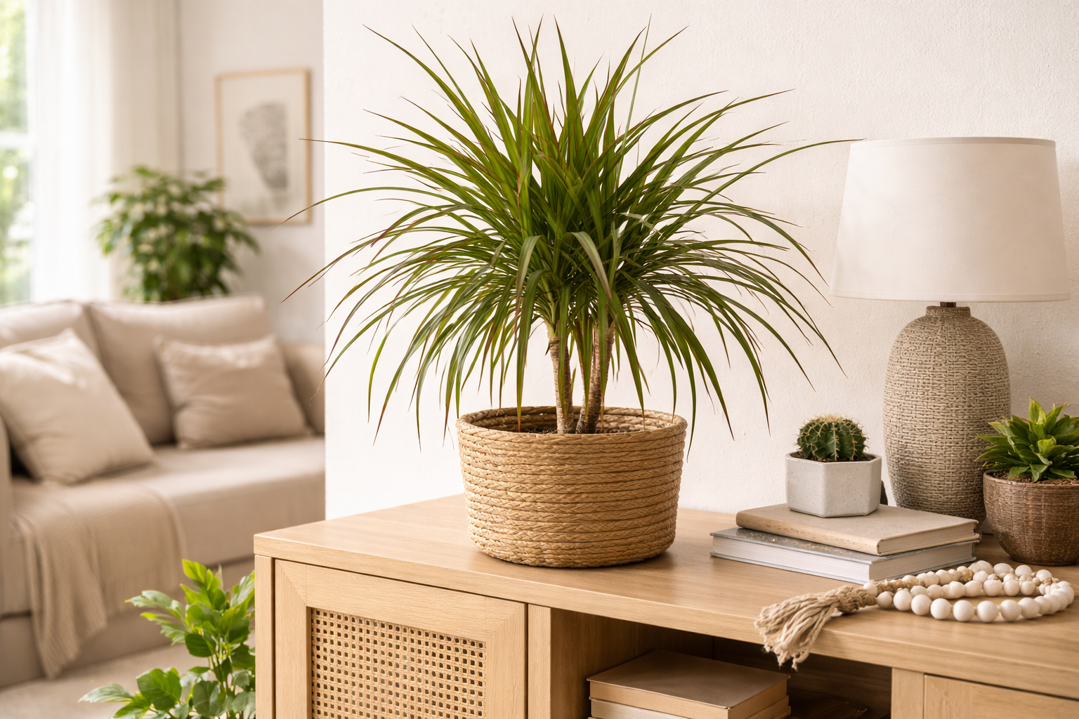 Dracena in vaso.