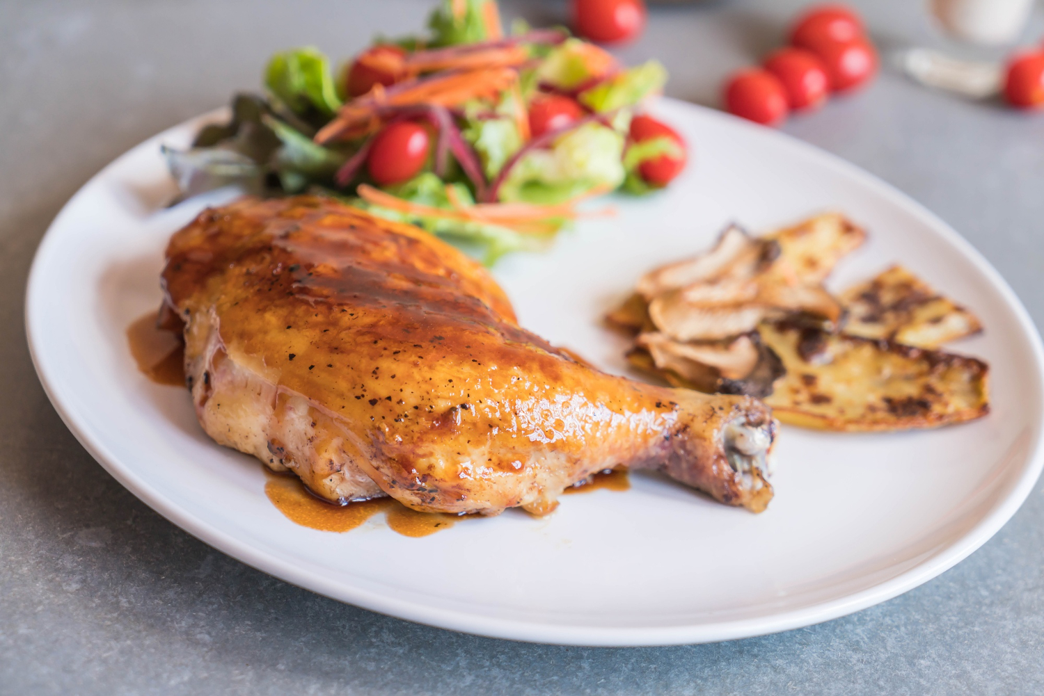 Piatto di pollo.