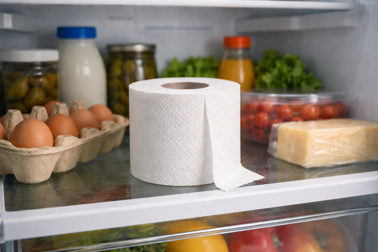 Carta igienica in frigo: il trucco virale che assorbe umidità e cattivi odori in casa Carta igienica in frigo.