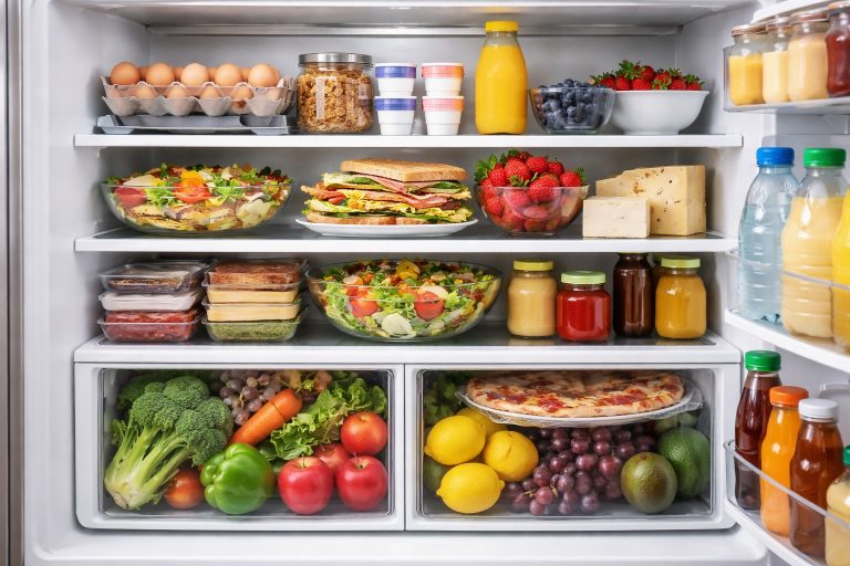 Da consumare entro” non è come “preferibilmente entro”: la differenza che ti fa sprecare soldi Un frigo pieno di alimenti (fonte: Comeconservare.it)