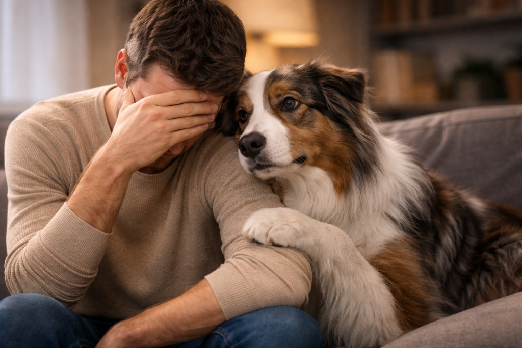 I cani consolano i propri umani