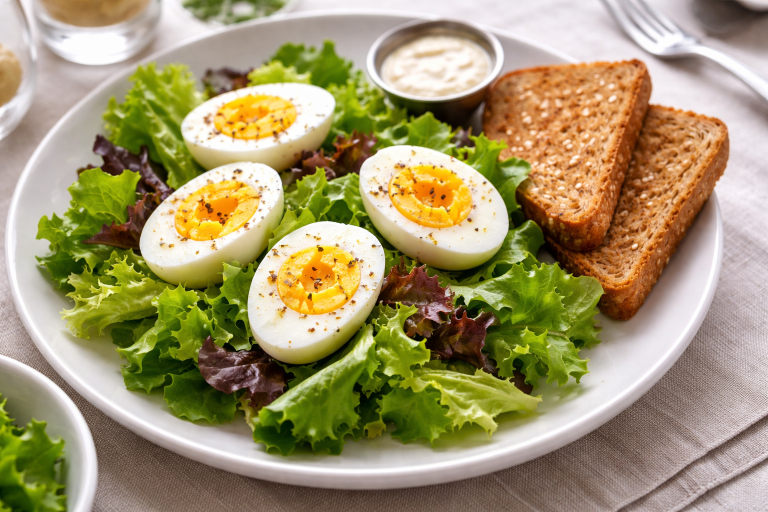 Insonnia? Questi 5 piatti a cena ti faranno dormire come un bambino (parola di nutrizionista) Uova sode, rucola e pane integrale tostato