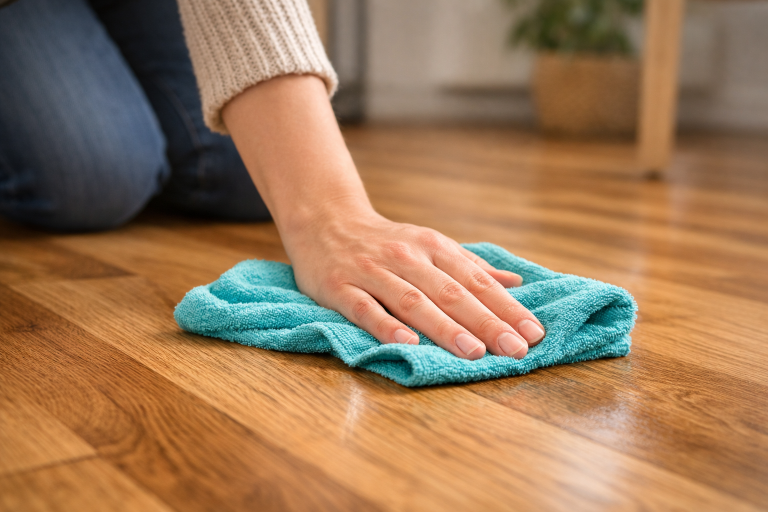 Il trucco del tè nero per pulire il parquet: risultato incredibile in 5 minuti Pulire il parquet con uno straccio umido