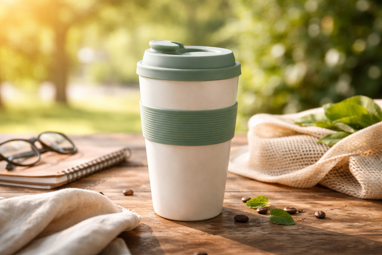 Come pulire i coperchi delle tazze riutilizzabili: l’errore che favorisce la muffa Tazza riutilizzabile con profili verde