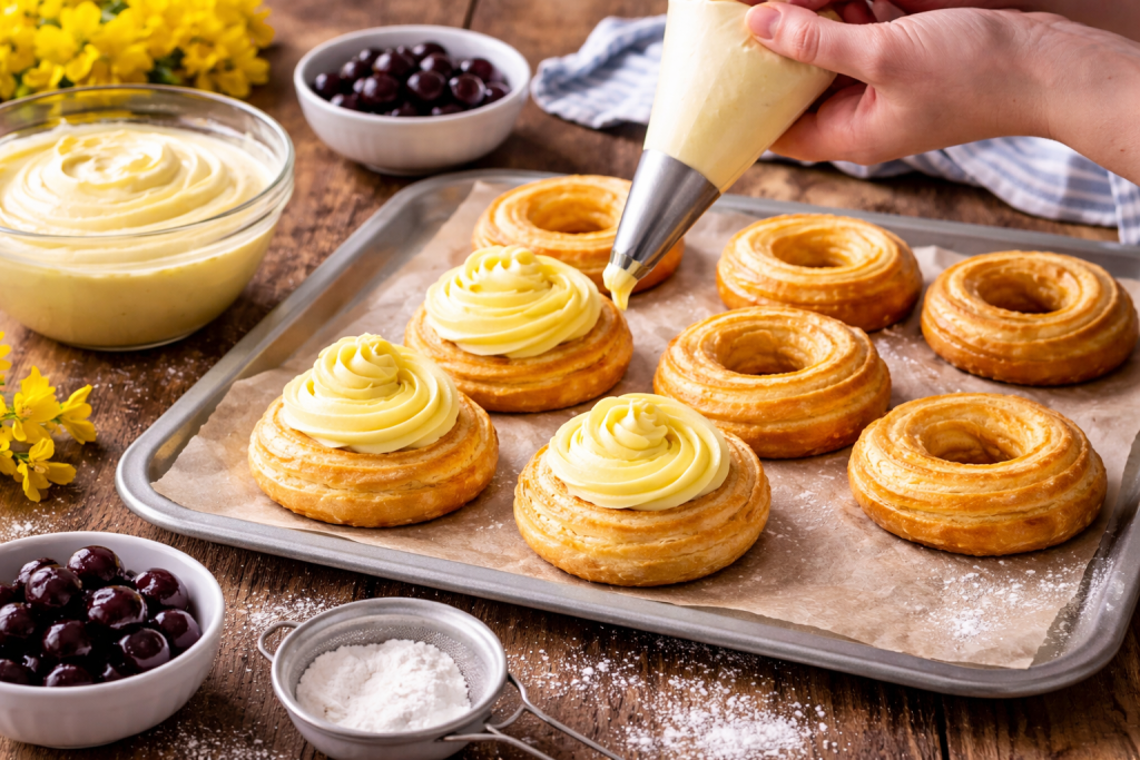 Preparazione delle zeppole