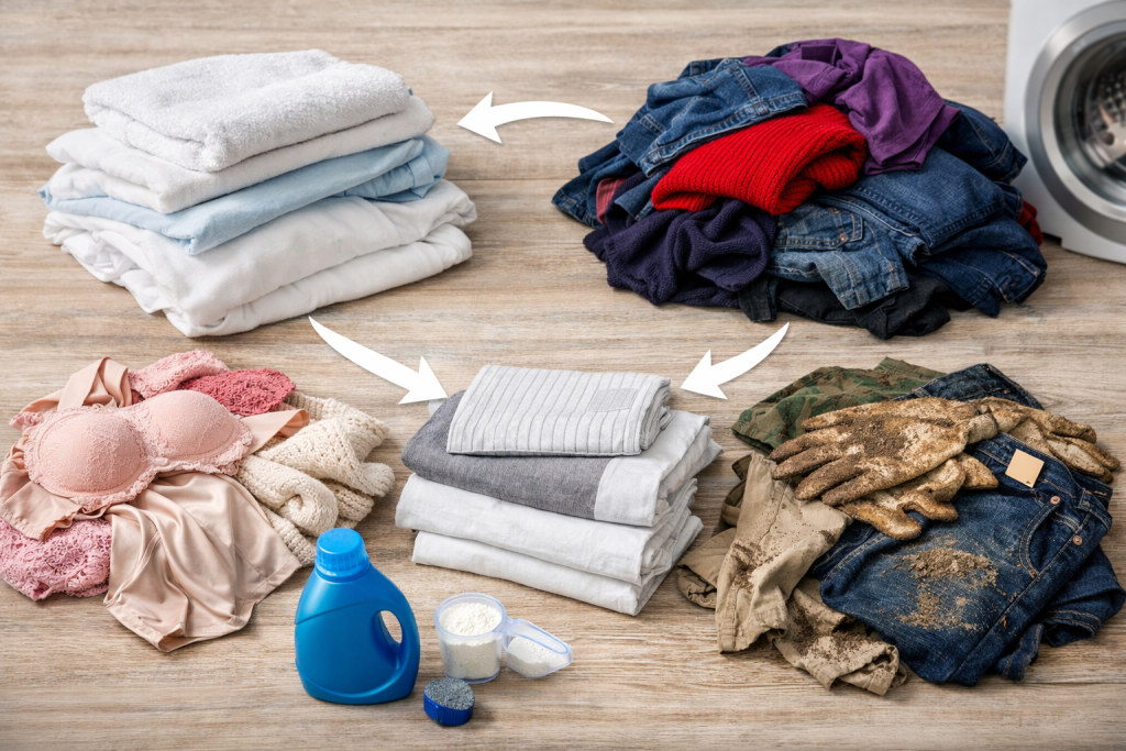 Come dividere il bucato